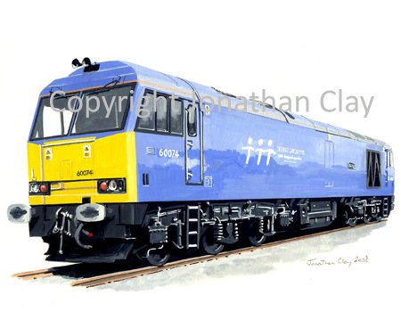 724 Class 60 Diesel No. 60074 Teenage Spirit