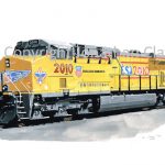 856 Union Pacific ES44AC diesel Locomotive No.2010