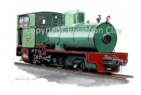 434 Sittngbourne and Kemsley Railway Bagnall 2-4-0 fireless loco 'Unique'