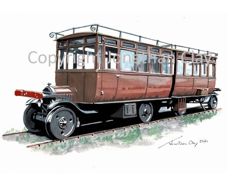 1006 Ford Model T Railcar Set - Colonel Stephens